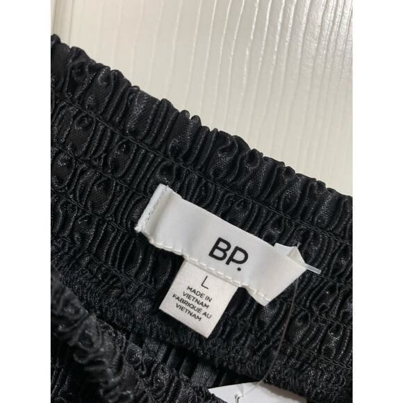 Bp. Plisse crop camisole in‎ black size Large NEW #bp451527MI - Picture 6 of 7